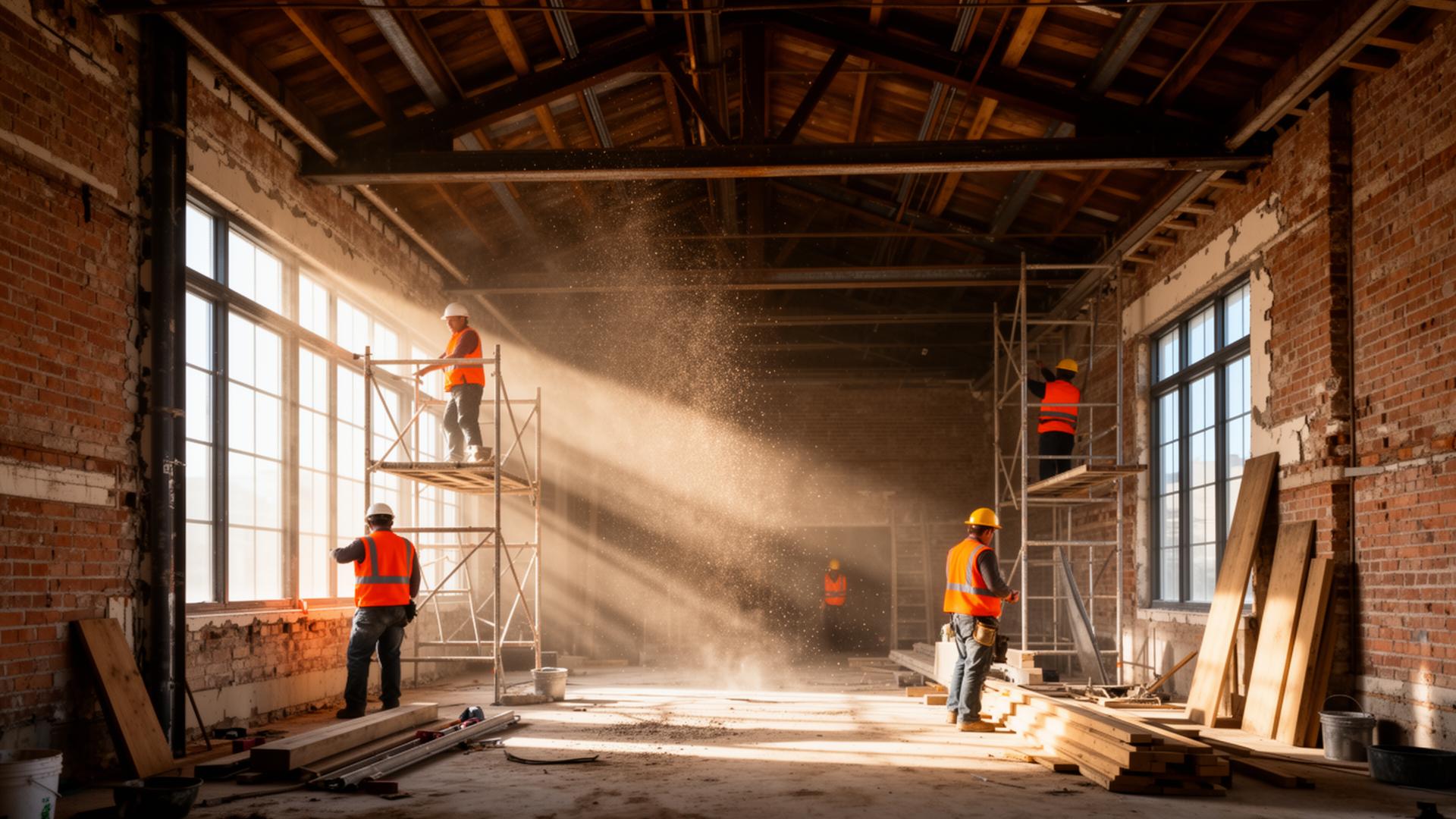 Property mid-construction